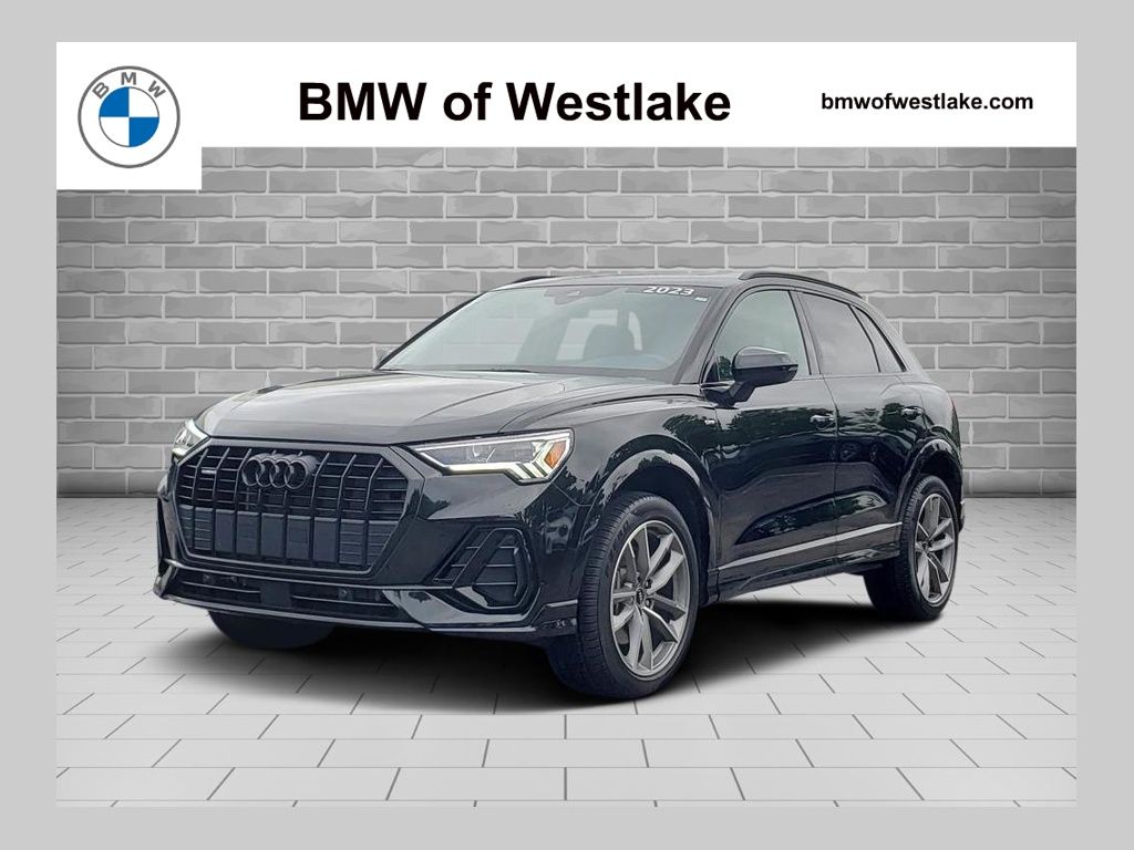 Black Metallic 2023 Audi Q3 SUV / Crossover All-Wheel Drive 8-Speed Automatic