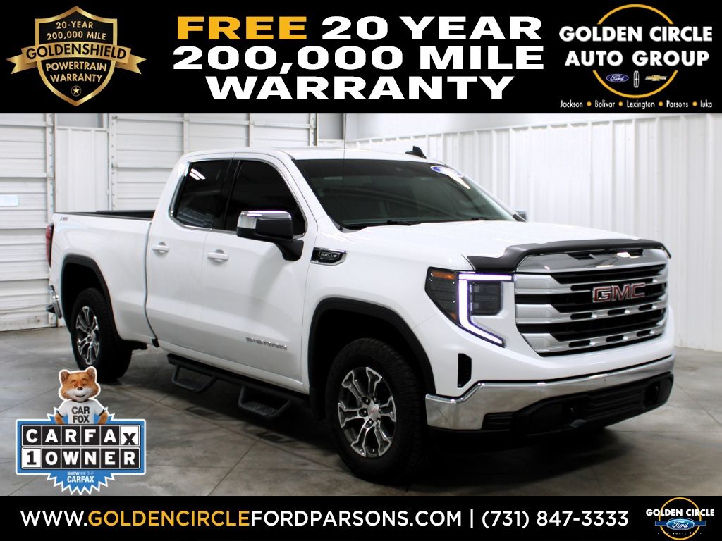 Summit White 2025 GMC Sierra 1500 Pickup Truck Four-Wheel Drive Automatic