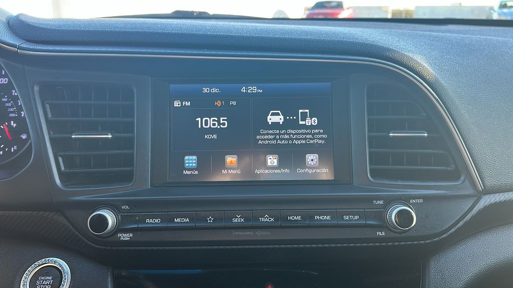 2019 Hyundai Elantra Sport White at DeMontrond Mazda