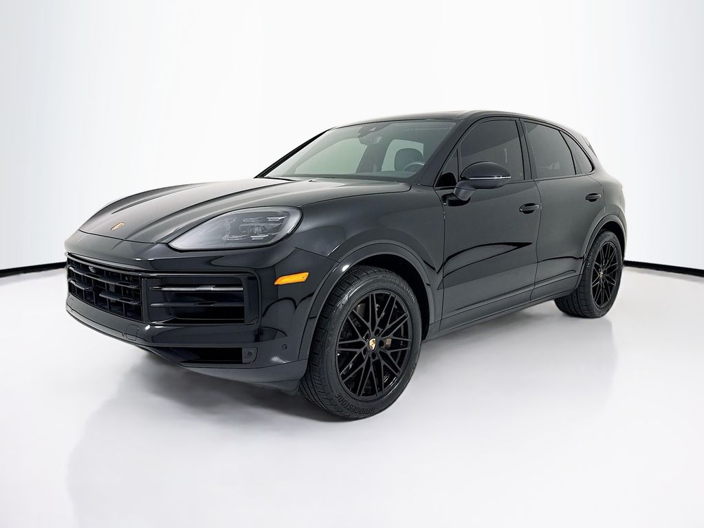 Black 2024 Porsche Cayenne AWD SUV / Crossover All-Wheel Drive 8-Speed Automatic