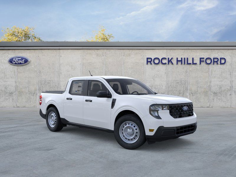 Oxford White 2025 Ford Maverick XL SuperCrew AWD Pickup Truck All-Wheel Drive 8-Speed Automatic