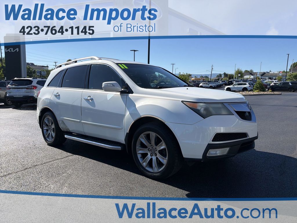 White 2011 Acura MDX SUV / Crossover All-Wheel Drive 6-Speed Automatic