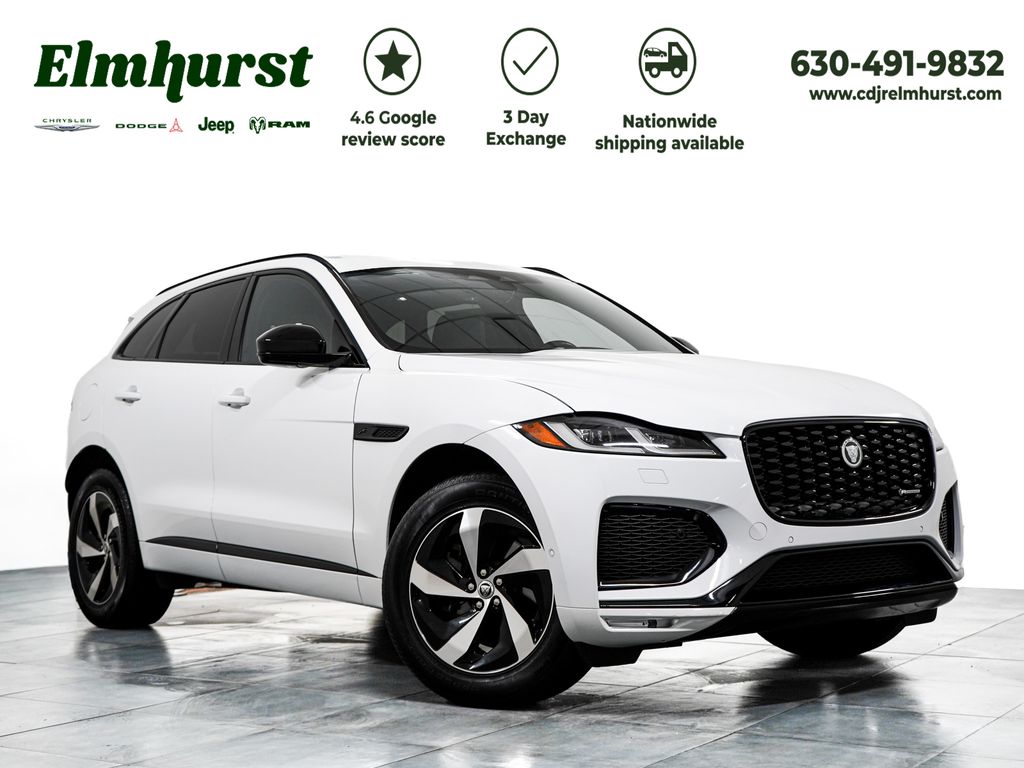 White 2025 Jaguar F-PACE SUV / Crossover All-Wheel Drive 8-Speed Automatic