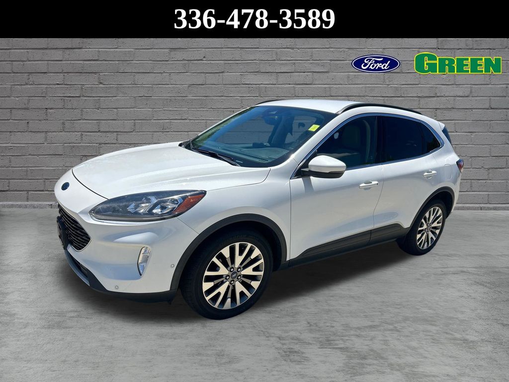 Star White Metallic Tri-Coat 2020 Ford Escape SUV / Crossover All-Wheel Drive 8-Speed Automatic