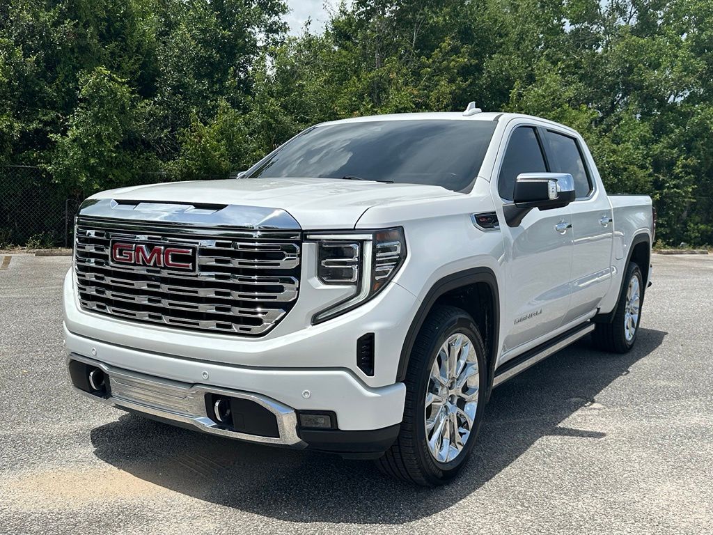 White Frost Tricoat 2023 GMC Sierra 1500 Pickup Truck Four-Wheel Drive Automatic