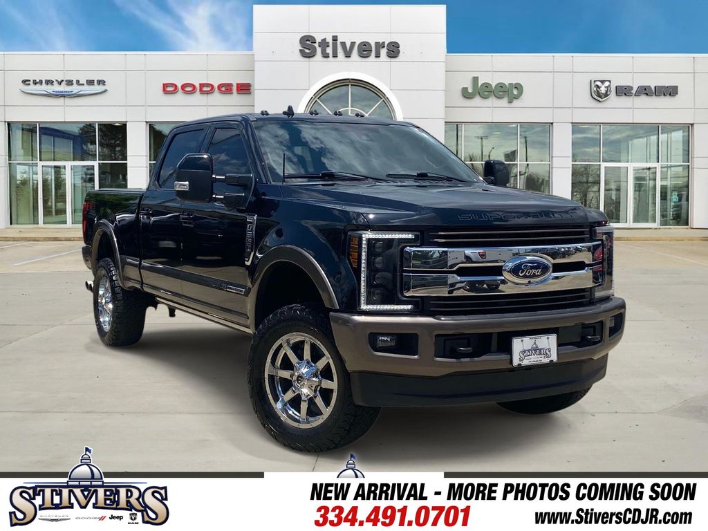 Agate Black Metallic 2019 Ford F-250 Super Duty King Ranch Crew Cab 4WD Pickup Truck Four-Wheel Drive 6-Speed Automatic