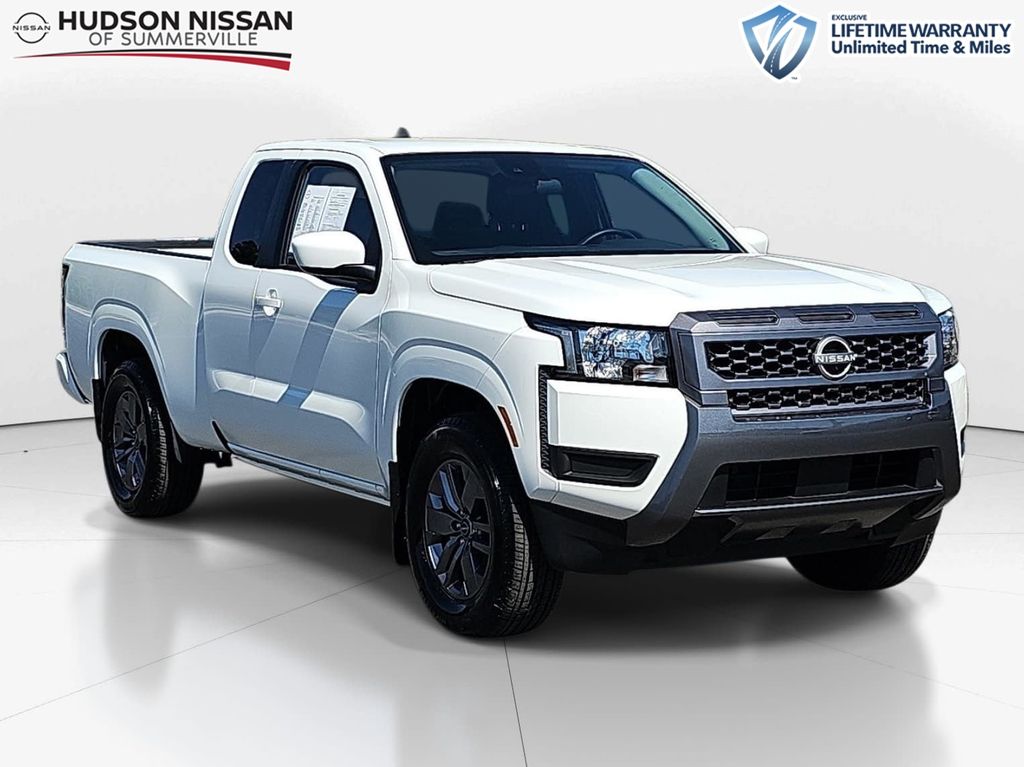 Glacier White 2025 Nissan Frontier SV King Cab RWD Pickup Truck 4X2 9-Speed Automatic Overdrive