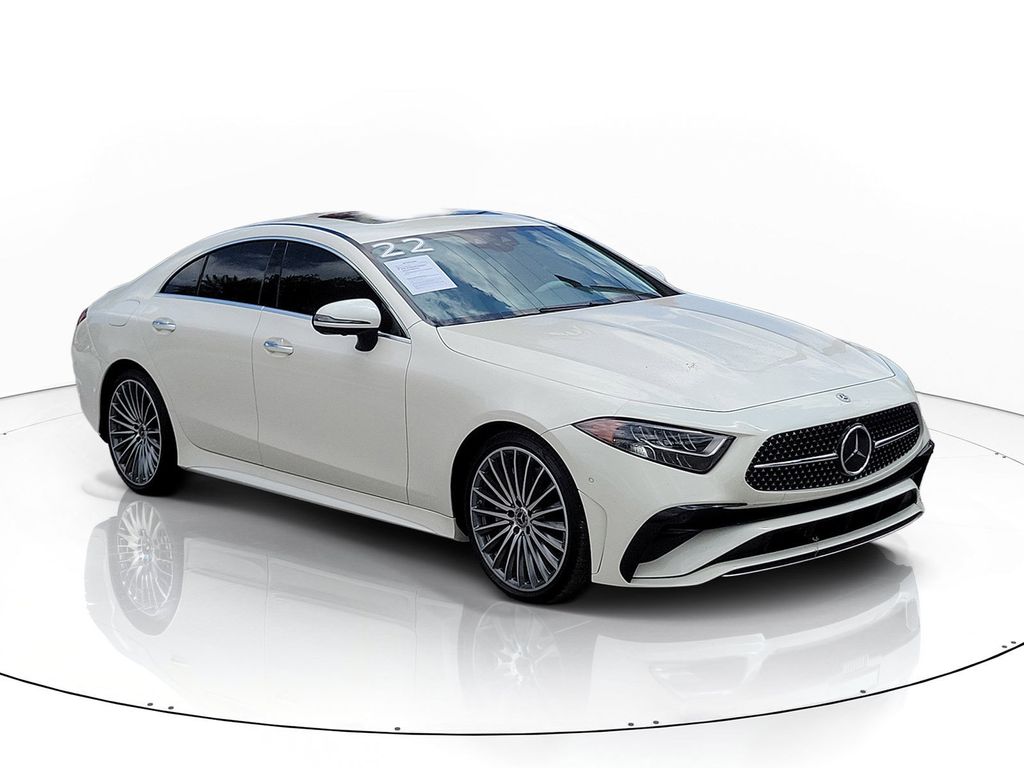 MANUFAKTUR Diamond White Bright 2022 Mercedes-Benz CLS Coupe All-Wheel Drive 9-Speed Automatic