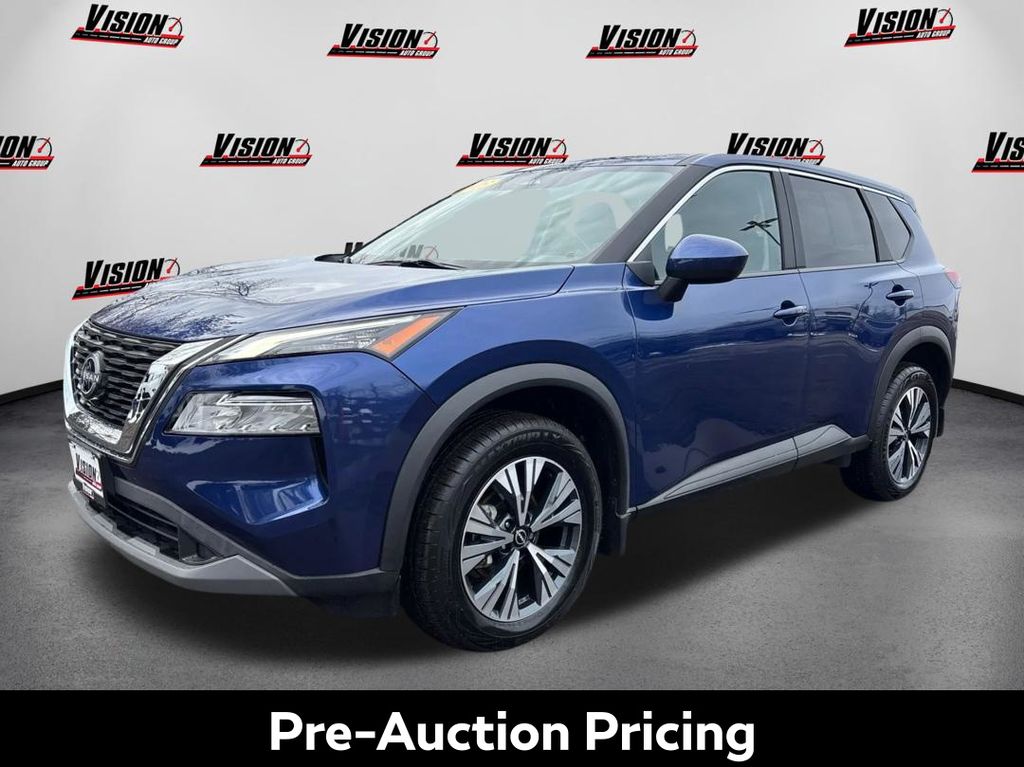 Caspian Blue Metallic 2023 Nissan Rogue SUV / Crossover All-Wheel Drive Continuously Variable Transmission