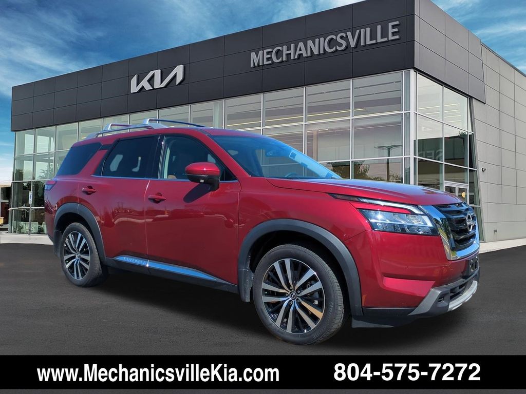 Red (Scarlet Ember) 2024 Nissan Pathfinder Platinum FWD SUV / Crossover Front-Wheel Drive 9-Speed Automatic