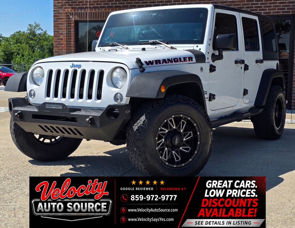 Bright White Clearcoat 2016 Jeep Wrangler SUV / Crossover Four-Wheel Drive 5-Speed Automatic