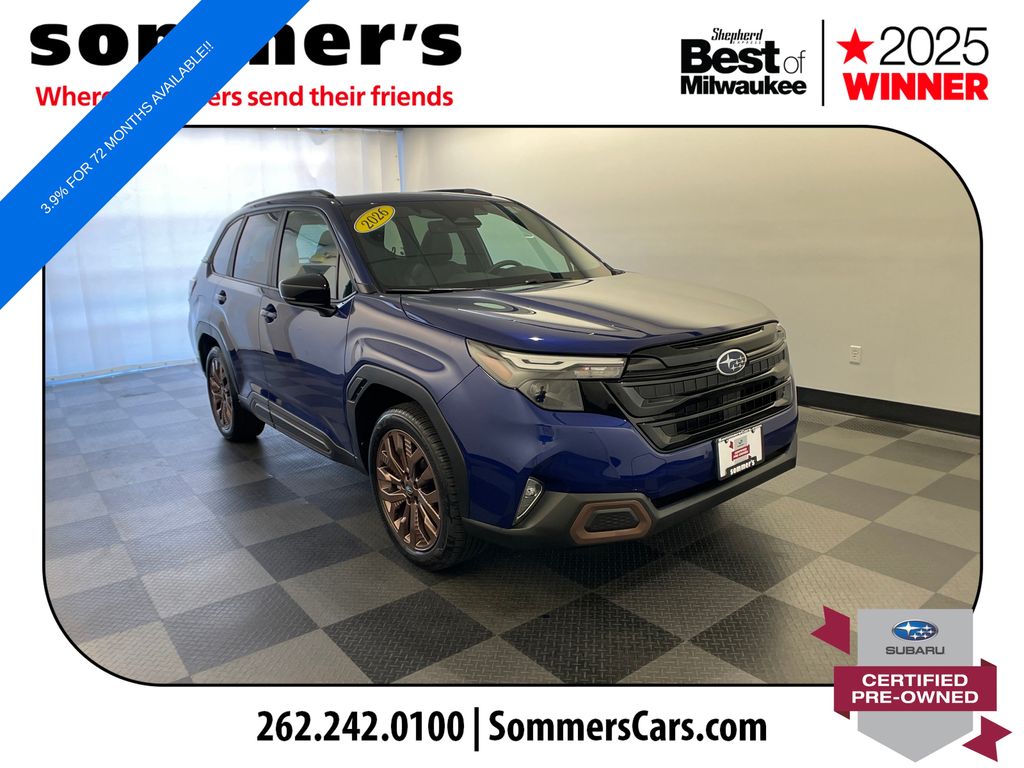 Sapphire Blue Pearl 2026 Subaru Forester SUV / Crossover All-Wheel Drive Continuously Variable Transmission