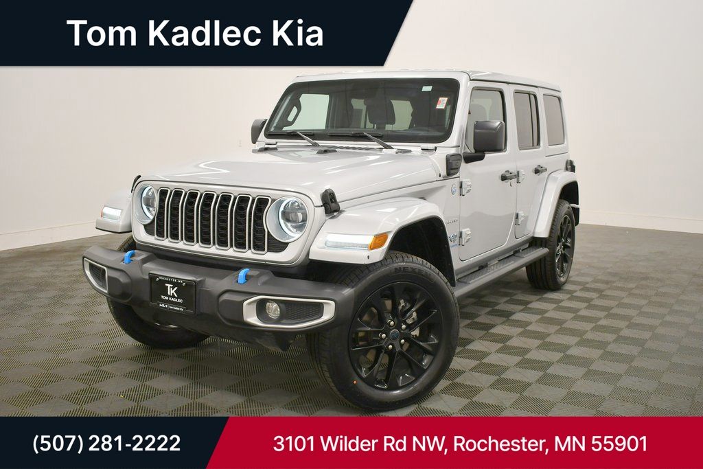 Silver 2024 Jeep Wrangler 4xe SUV / Crossover Four-Wheel Drive 8-Speed Automatic