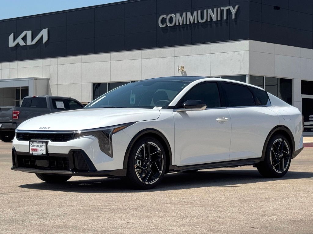 2026 Kia K4 GT-Line White at DeMontrond Automotive Group