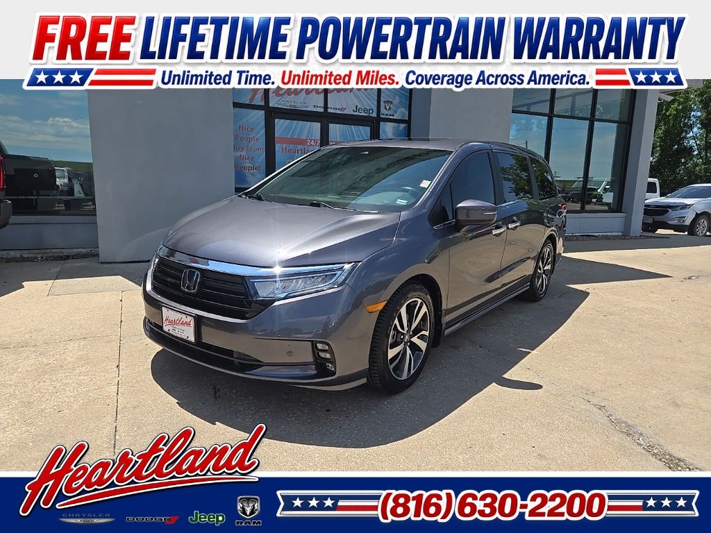 Pacific Pewter Metallic 2021 Honda Odyssey Minivan Front-Wheel Drive Automatic