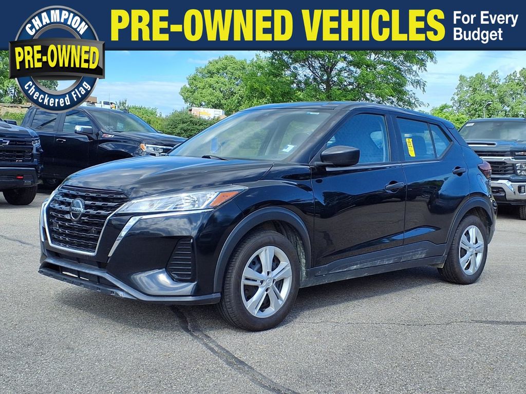 Super Black 2021 Nissan Kicks SUV / Crossover Front-Wheel Drive Continuously Variable Transmission