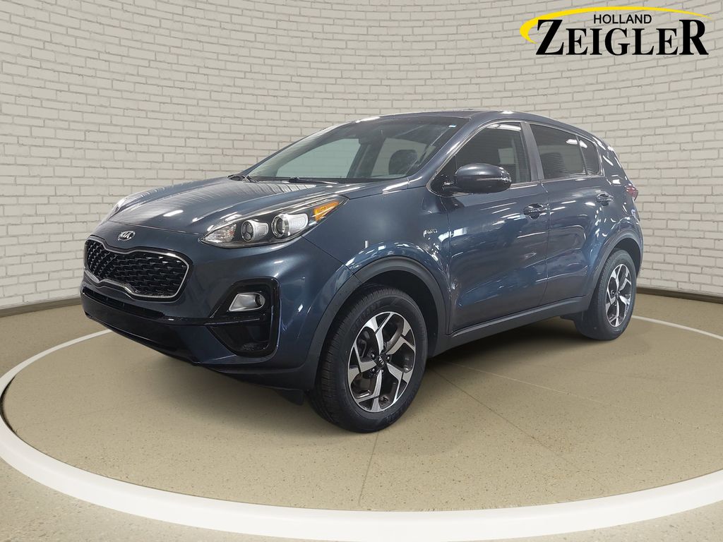 Pacific Blue 2020 Kia Sportage LX AWD SUV / Crossover All-Wheel Drive 6-Speed Automatic Overdrive