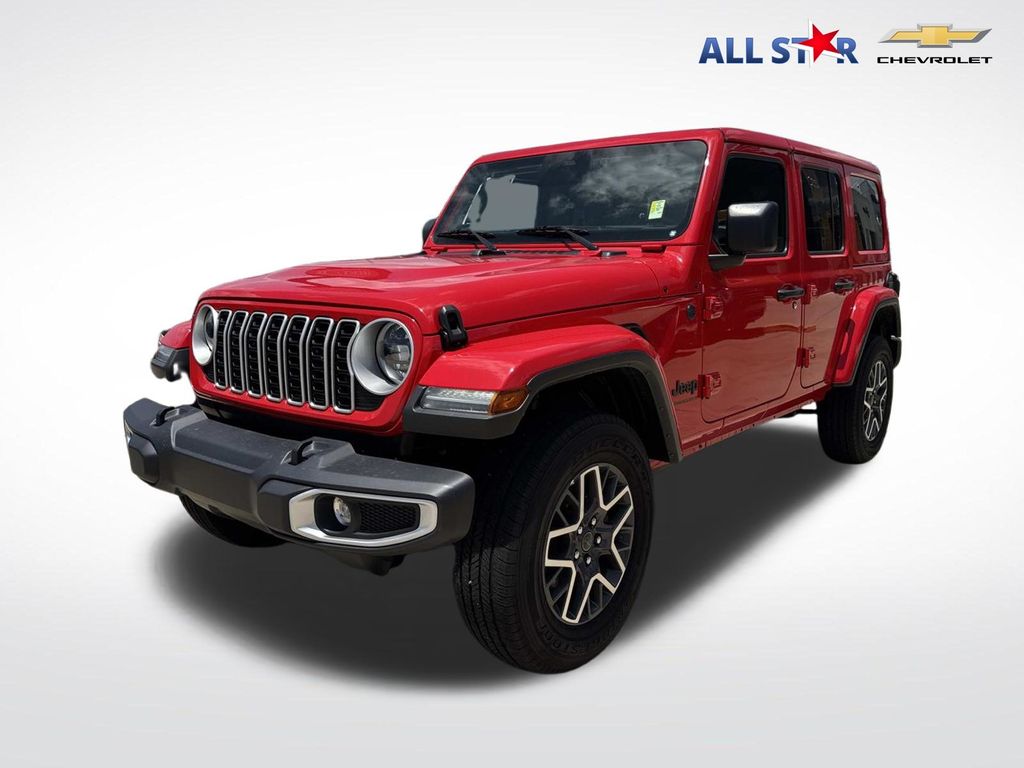 Firecracker Red Clearcoat 2025 Jeep Wrangler SUV / Crossover Four-Wheel Drive 8-Speed Automatic