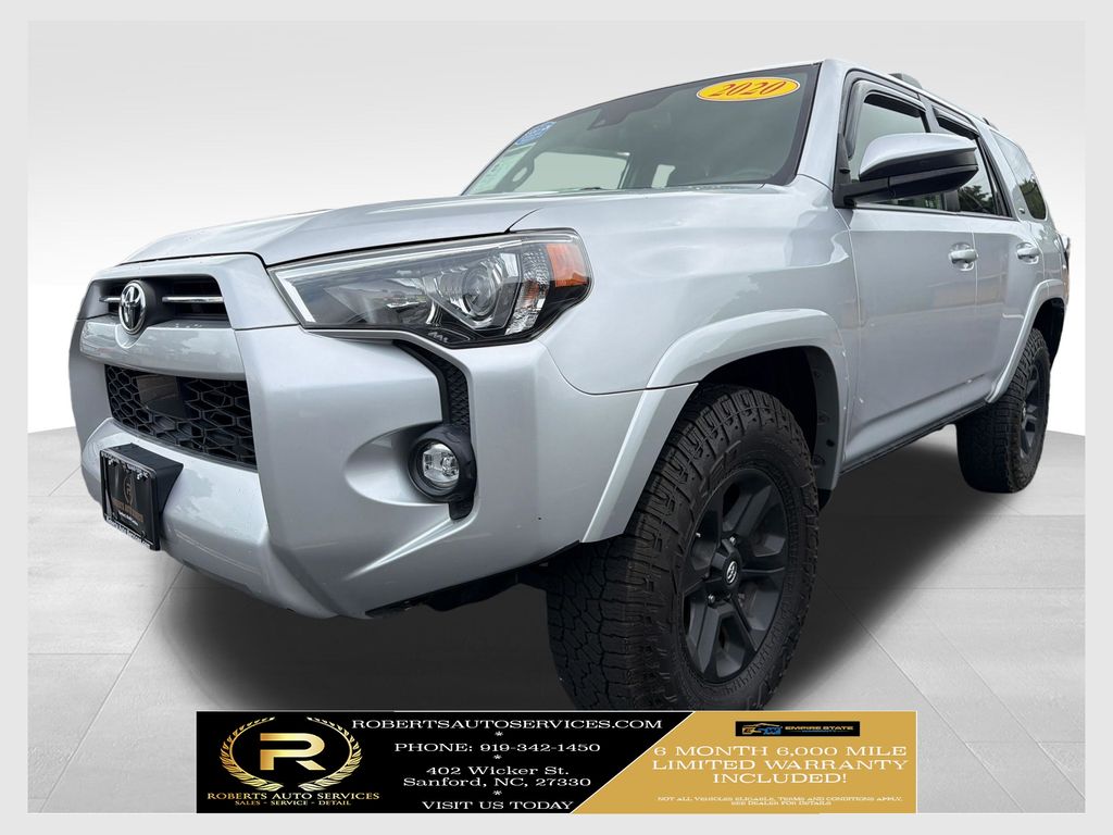 Classic Silver Metallic 2020 Toyota 4Runner SUV / Crossover Four-Wheel Drive 5-Speed Automatic Overdrive