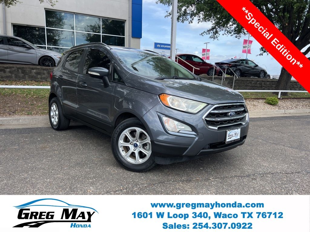 Silver (Smoke Metallic) 2019 Ford EcoSport SE FWD SUV / Crossover Front-Wheel Drive 6-Speed Automatic