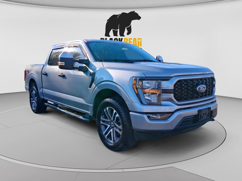 Silver Metallic 2023 Ford F-150 Pickup Truck Four-Wheel Drive Automatic