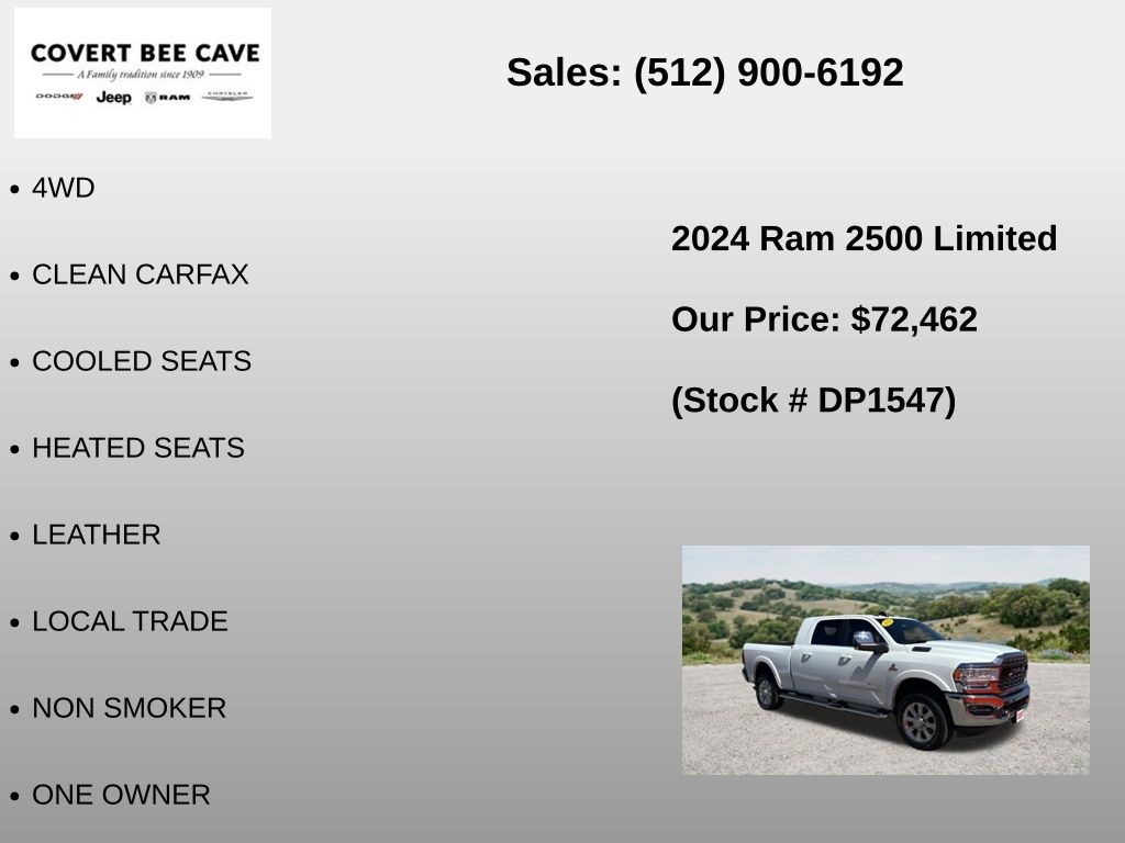 Used Car 2024 Ram 2500  Limited For Sale Under $80,000 In Austin, Texas