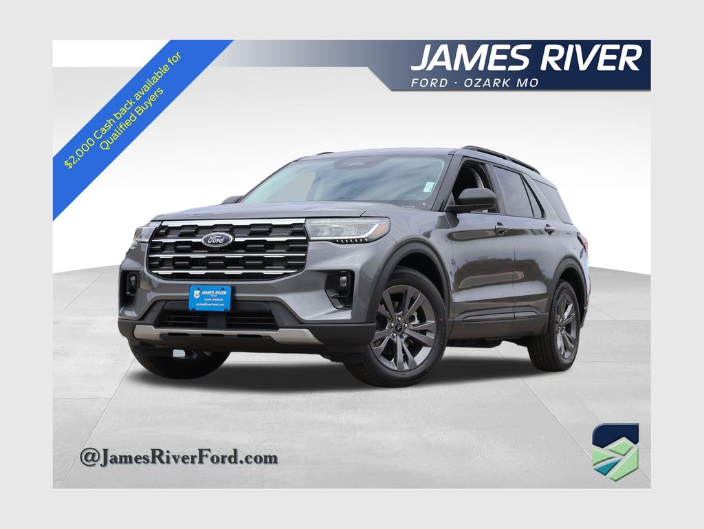 Gray Metallic 2026 Ford Explorer Active AWD SUV / Crossover All-Wheel Drive Automatic