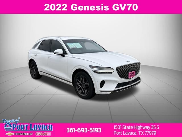 Alta White 2022 Genesis GV70 SUV / Crossover All-Wheel Drive 8-Speed Automatic