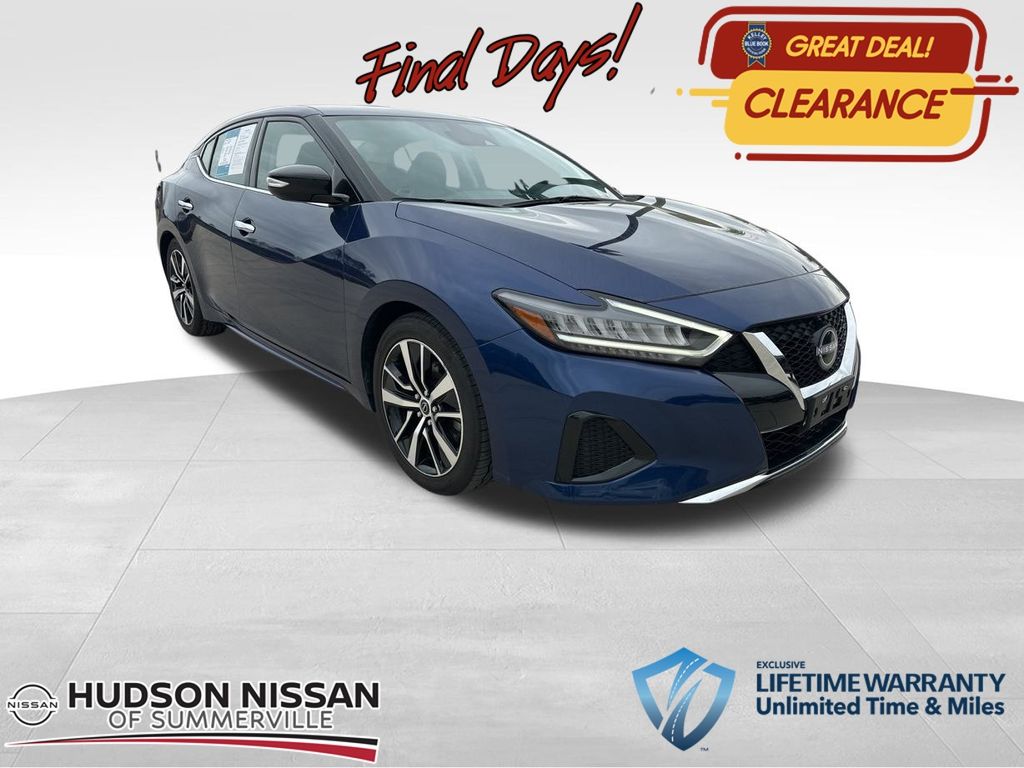 2023 Deep Blue Pearl Nissan Maxima SV Sedan
