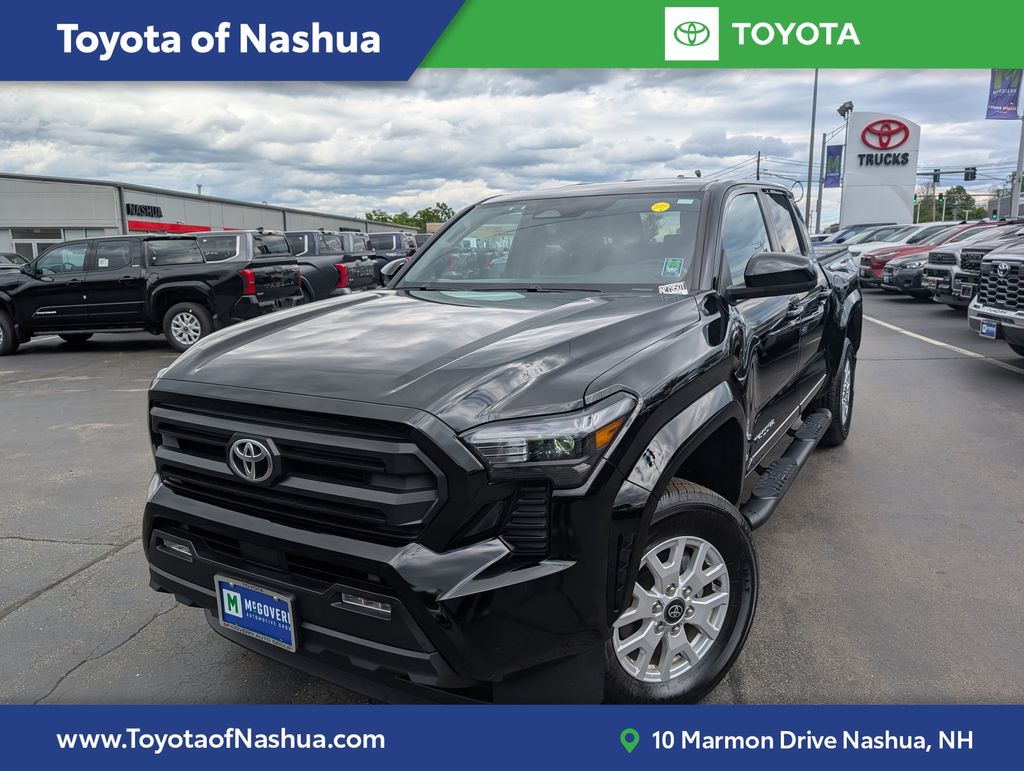 Black 2024 Toyota Tacoma Pickup Truck Four-Wheel Drive 8-Speed Automatic