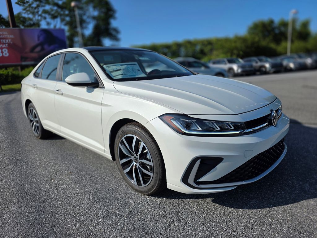 2026 Volkswagen Jetta 1.5T SE White at Sutliff Volkswagen