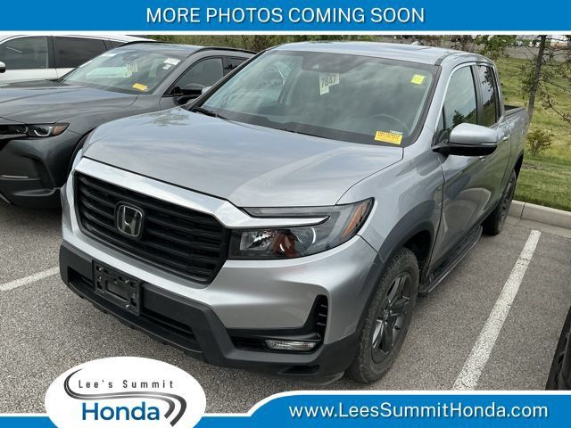 Lunar Silver Metallic 2023 Honda Ridgeline Pickup Truck All-Wheel Drive 9-Speed Automatic