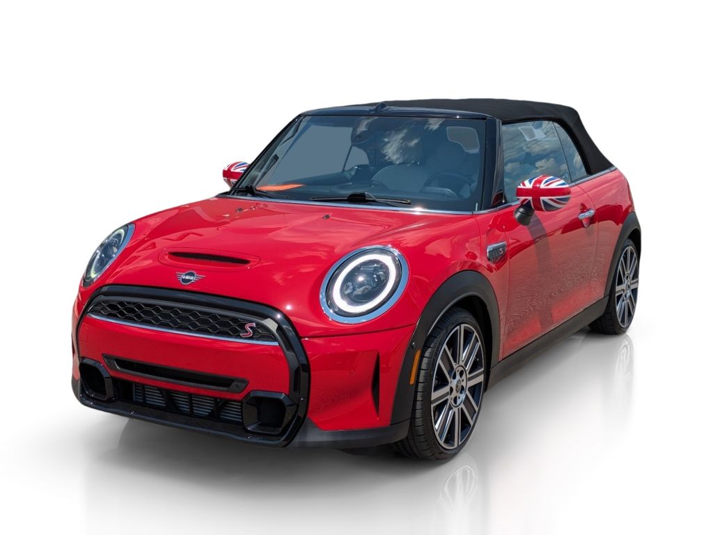 Chili Red 2023 MINI Cooper Convertible Front-Wheel Drive 7-Speed Automatic