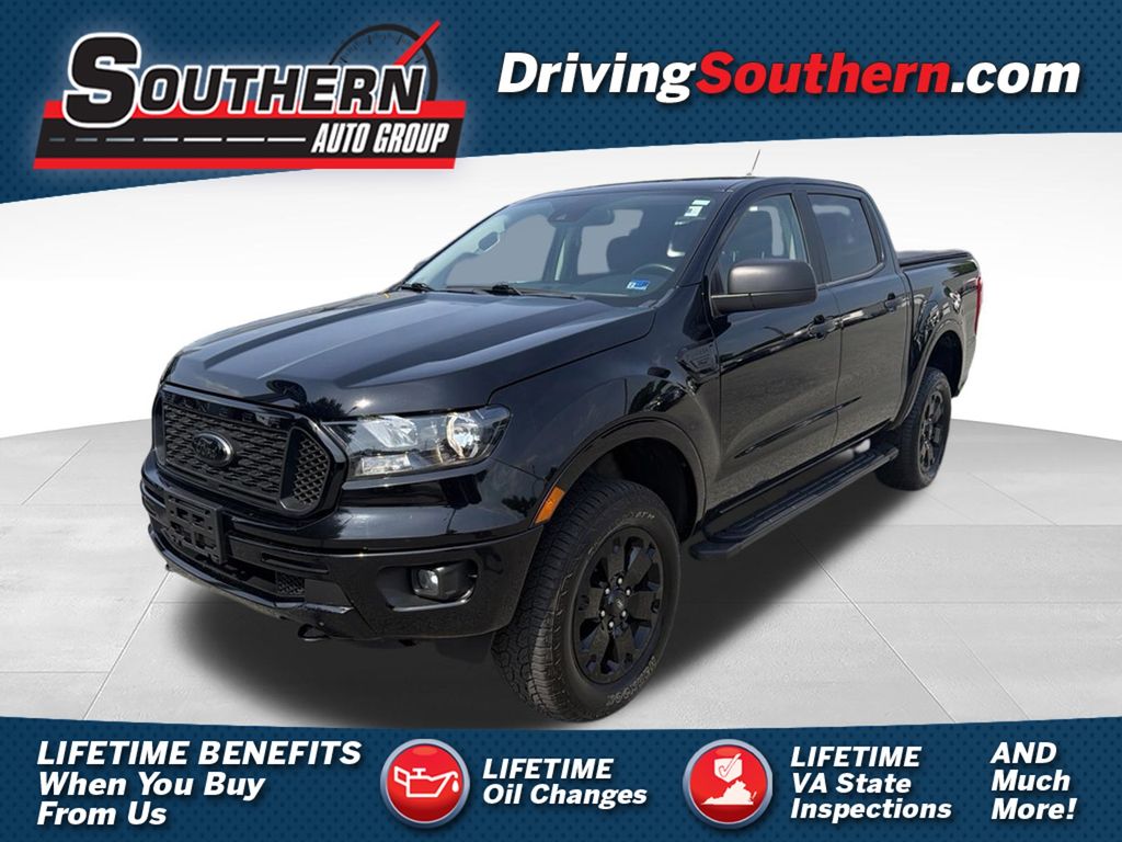 Shadow Black 2023 Ford Ranger Pickup Truck Four-Wheel Drive Automatic