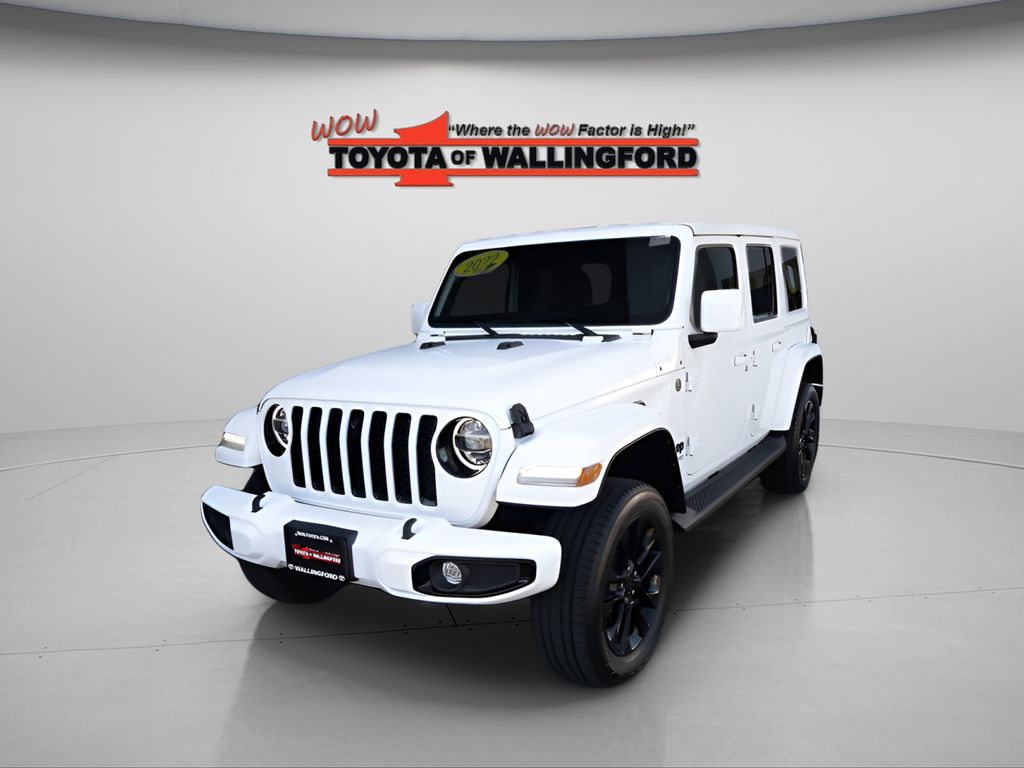 Bright White Clearcoat 2022 Jeep Wrangler Unlimited Sahara Altitude 4WD SUV / Crossover Four-Wheel Drive 8-Speed Automatic