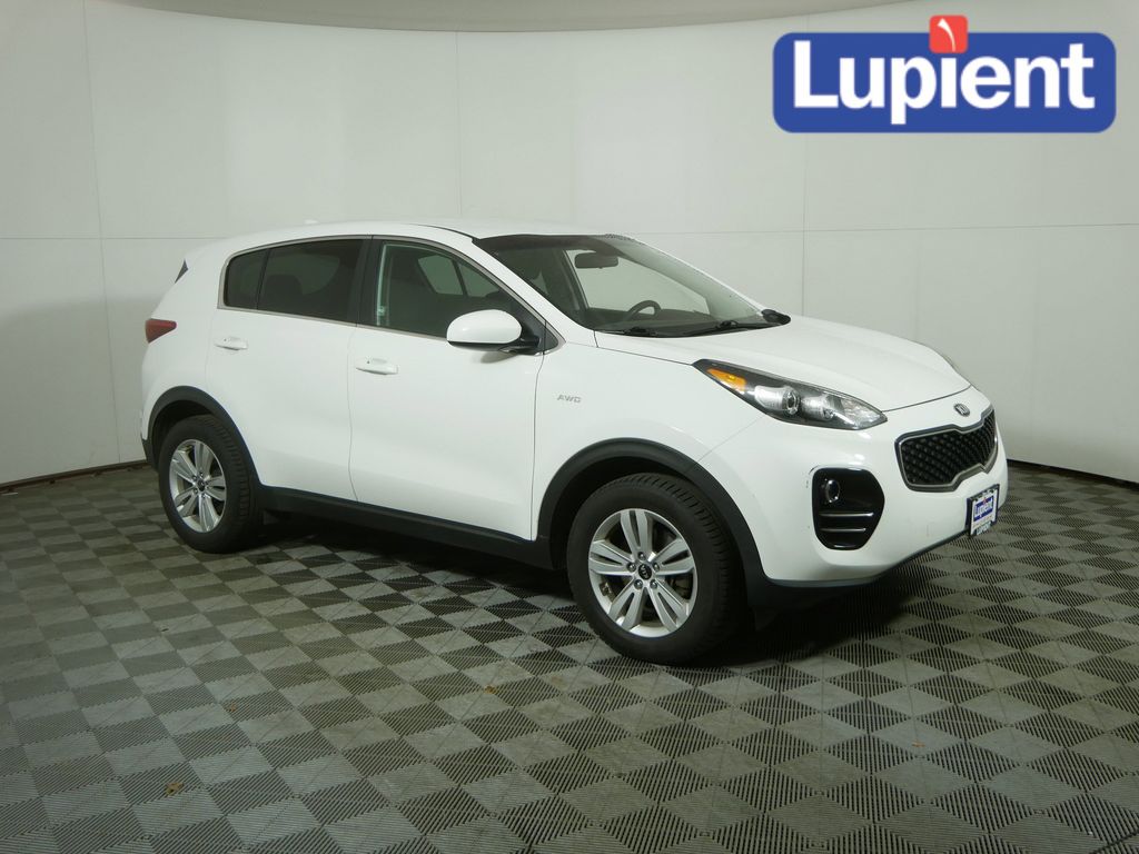 Clear White 2017 Kia Sportage LX AWD SUV / Crossover All-Wheel Drive 6-Speed Automatic