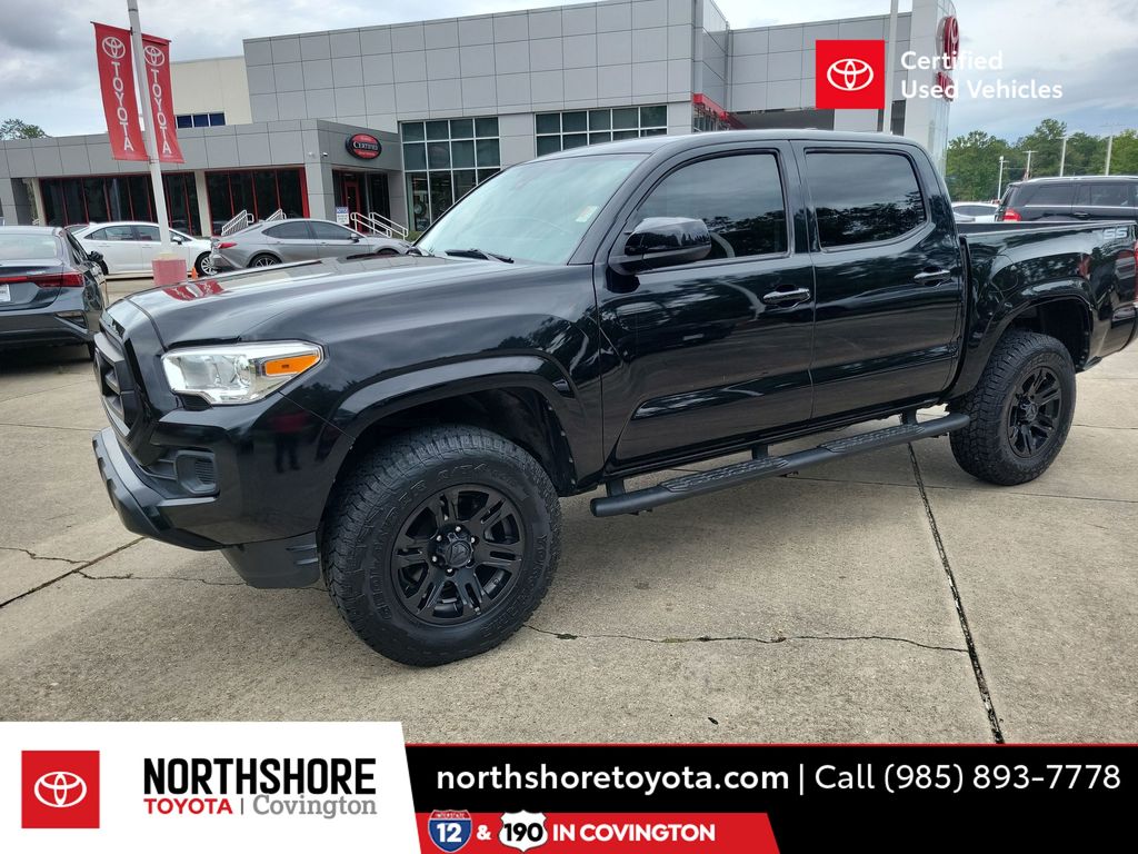 Midnight Black Metallic 2022 Toyota Tacoma Pickup Truck 4X2 6-Speed Automatic