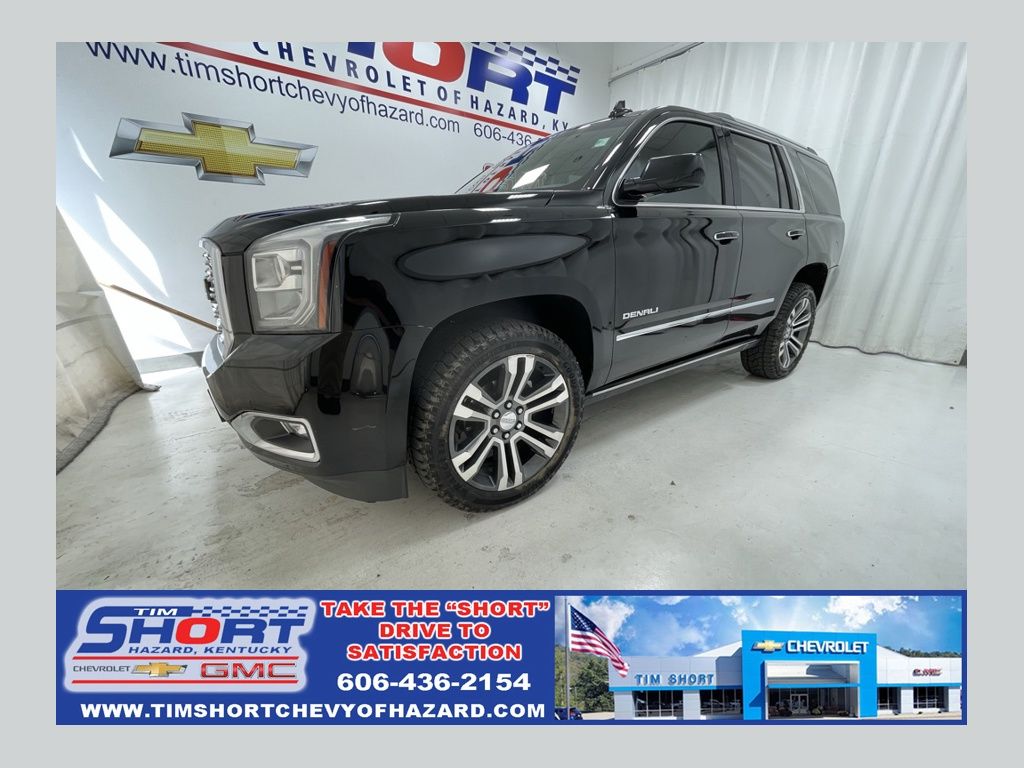 Onyx Black 2019 GMC Yukon SUV / Crossover Four-Wheel Drive