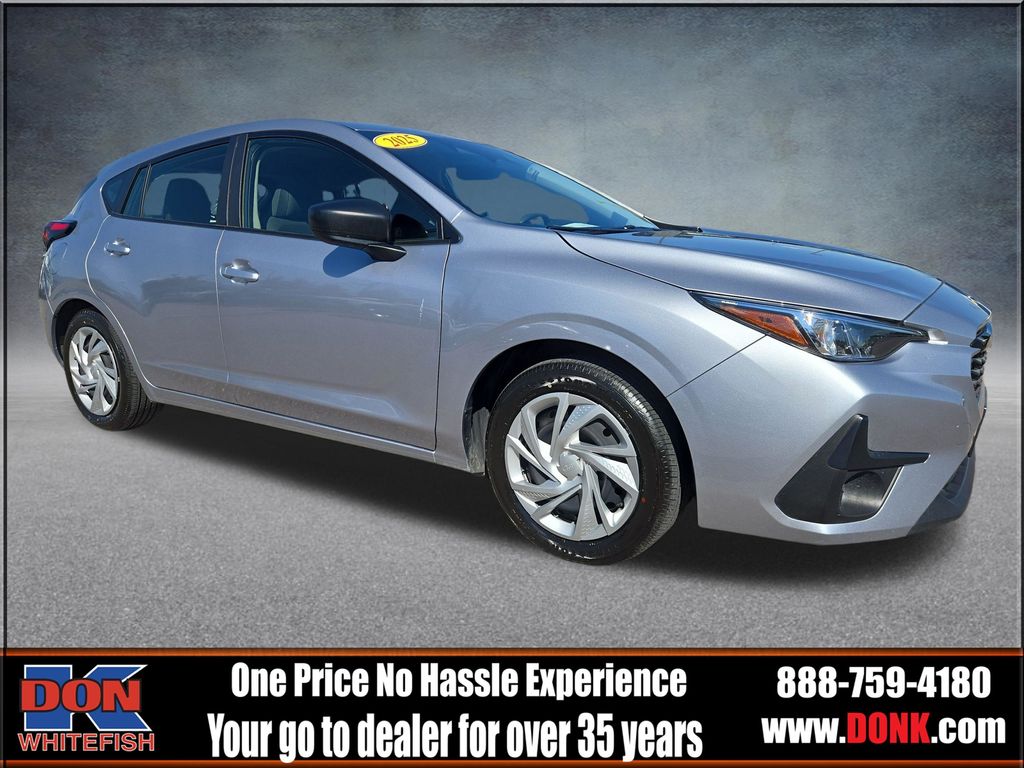 Ice Silver Metallic 2025 Subaru Impreza Wagon All-Wheel Drive Continuously Variable Transmission