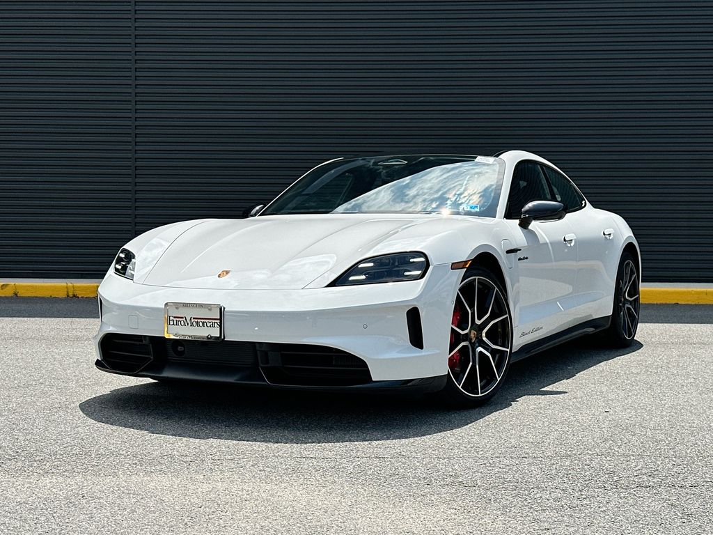 White 2026 Porsche Taycan 2-Speed Automatic