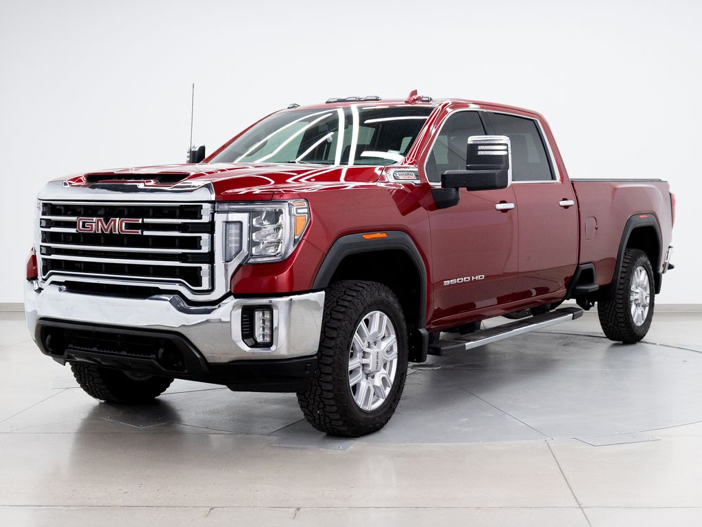 2022 Cayenne Red Tintcoat GMC Sierra 3500HD SLT 4X4 Truck