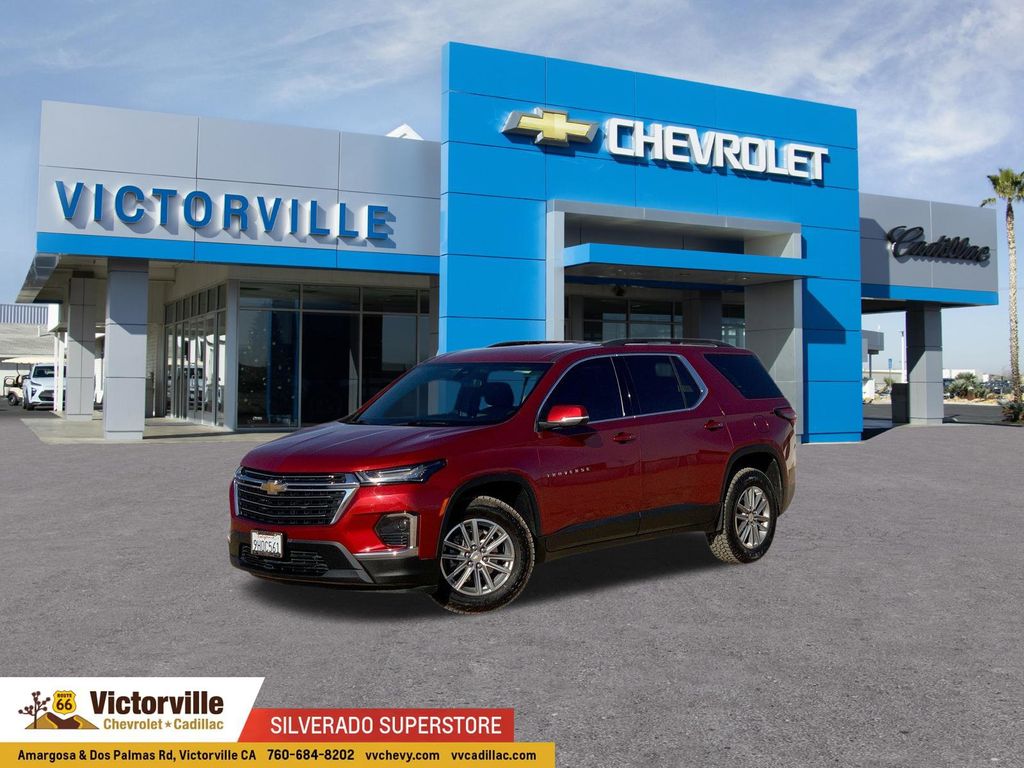 Radiant Red Tintcoat 2023 Chevrolet Traverse SUV / Crossover Front-Wheel Drive 9-Speed Automatic