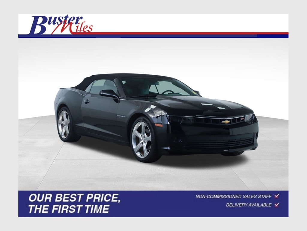 2015 Chevrolet Camaro Negro Descapotable Tracción trasera 6 velocidades Automática