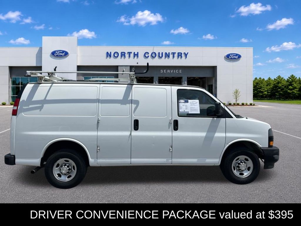 Summit White 2021 Chevrolet Express Cargo Van Rear-Wheel Drive 8-Speed Automatic Overdrive