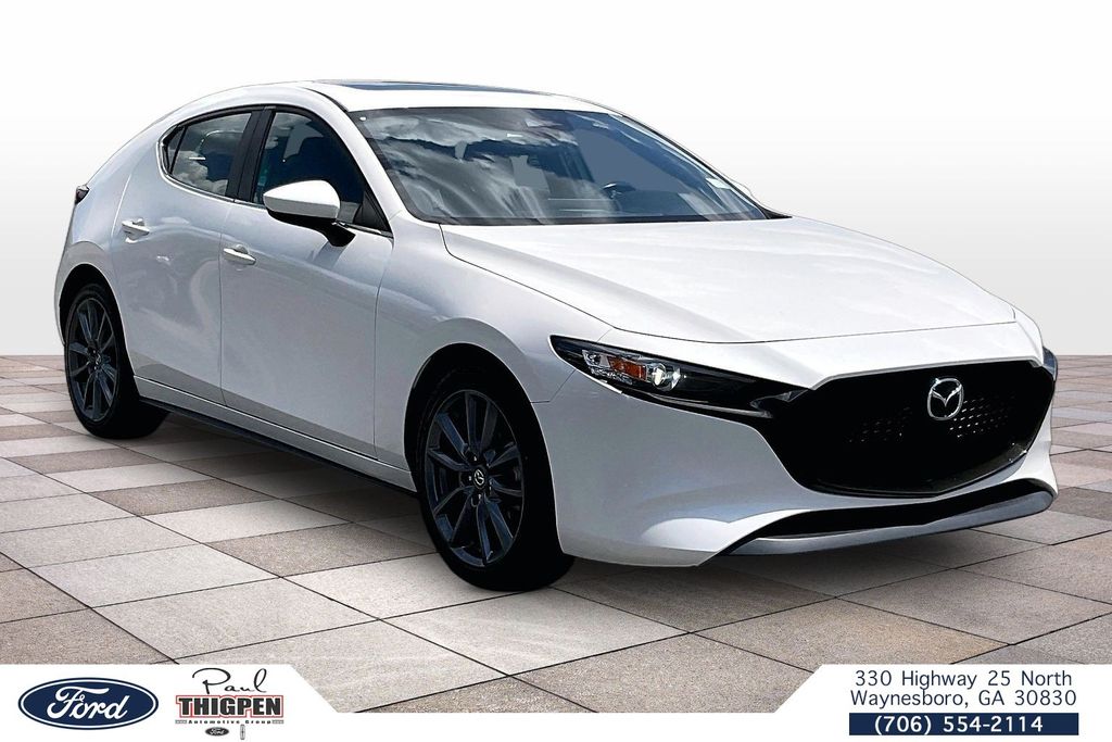 Snowflake White Pearl Mica 2023 Mazda MAZDA3 Hatchback Front-Wheel Drive 6-Speed Automatic