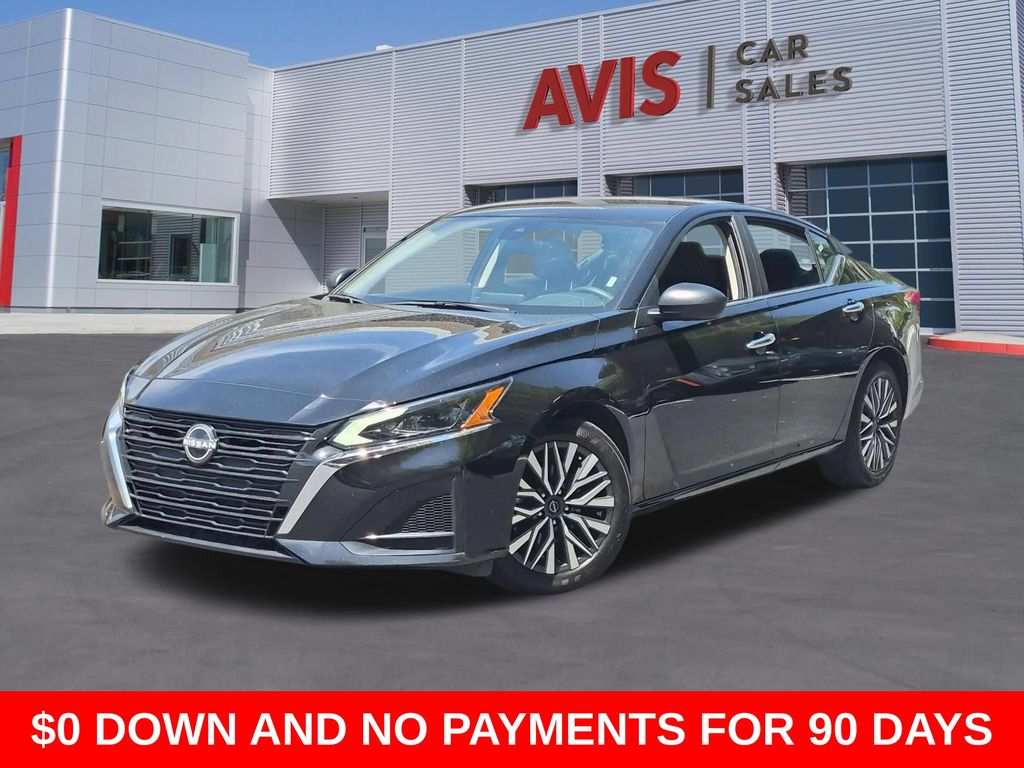 Super Black 2025 Nissan Altima Sedan Front-Wheel Drive Continuously Variable Transmission