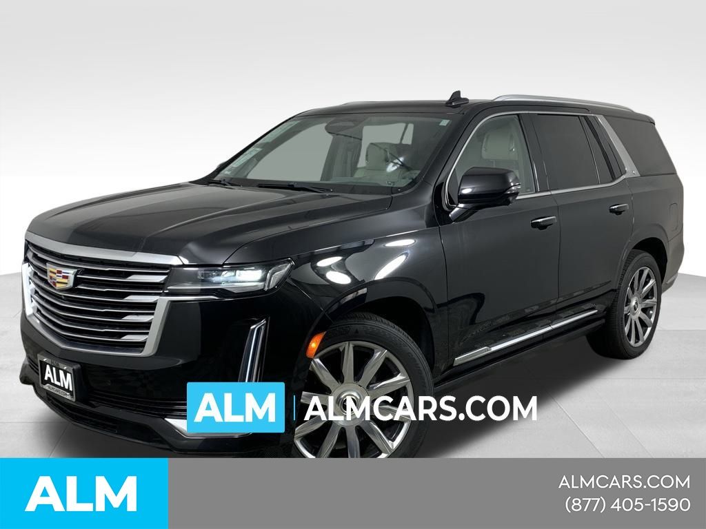 Black 2021 Cadillac Escalade Premium Luxury Platinum AWD SUV / Crossover Four-Wheel Drive