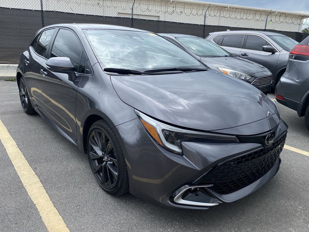 Magnetic Gray Metallic 2024 Toyota Corolla Hatchback XSE FWD Hatchback Front-Wheel Drive Continuously Variable Transmission