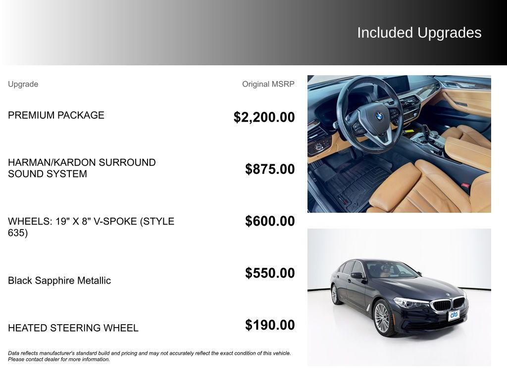 Used Car 2020 Bmw 5 Series  540i Xdrive For Sale Under $30,000 In Austin, Texas