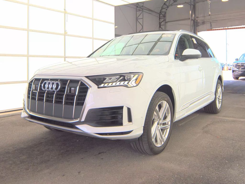 Glacier White 2023 Audi Q7 quattro Premium Plus 55 TFSI SUV / Crossover All-Wheel Drive 8-Speed Automatic